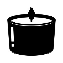 Scented candle with transparent background