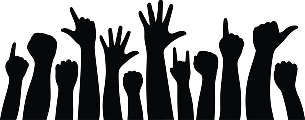 Abstract art pattern black and white shapes design background