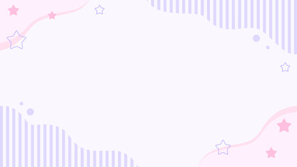 パステルカラーのかわいいフレーム背景