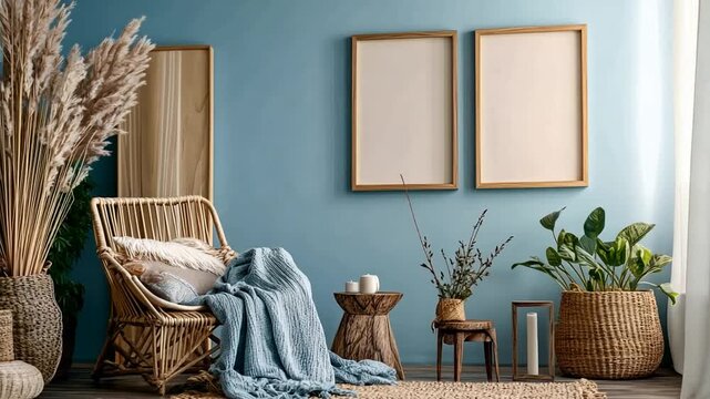 Cozy living room interior design