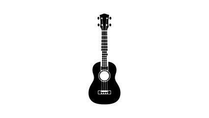 Ukulele icon with transparent background
