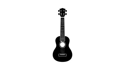 Ukulele icon with transparent background