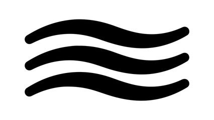 Wavy lines with transparent background