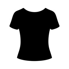 Women's short sleeve t-shirt with transparent background