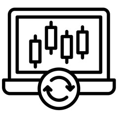 Stock Trading Icon