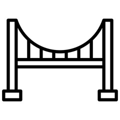 Bridge Outline Icon