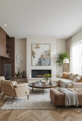 Fototapeta premium modern living room