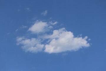 blue sky with white clouds