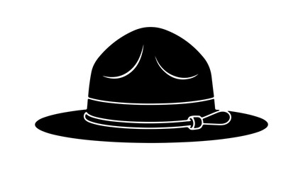 Park ranger hat with transparent background