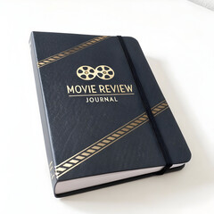 Obraz premium magnificent movie review journal isolated on white