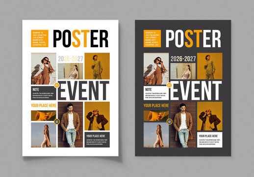 Clean Event Poster Layout