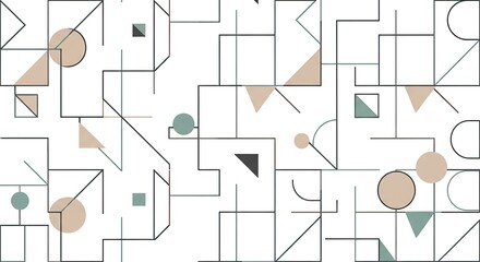 Abstract geometric pattern background