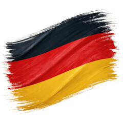 german flag as brush paint stroke style german flag paint stroke german flag brush stroke black red yellow flag german flag transparent background image
