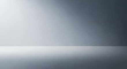 Elegant silver gradient backdrop for product showcases or modern presentations offering a sleek professional aesthetic, ideal for tech or minimalist designs