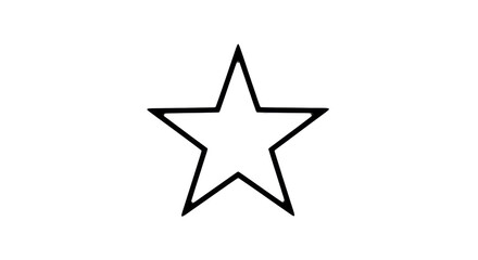 Isolated star shape for decoration graphic elements business symbol template concepts