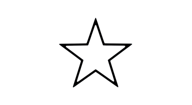 Isolated star shape for decoration graphic elements business symbol template concepts - Powered by Adobe