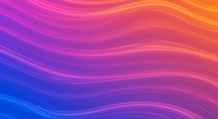 Obraz premium Abstract Colorful Wavy Lines Gradient Background with Smooth Transitions Ideal for Modern Designs and Digital Art Projects