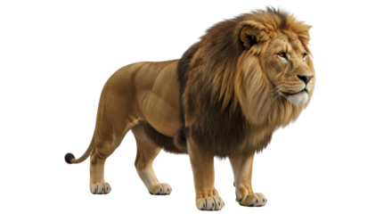 Isolated Lion