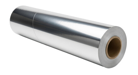 Isolated Roll of Aluminum Foil