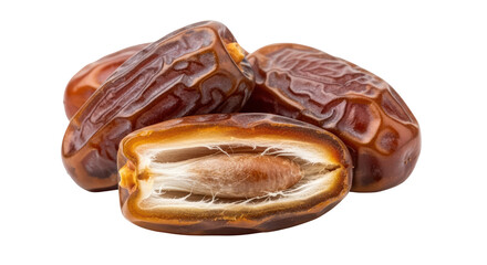 Isolated Dried Dates Pile