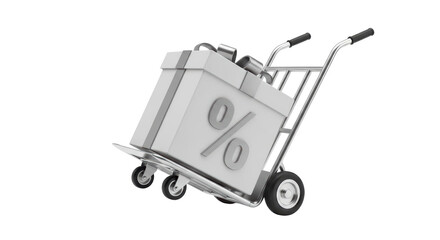 Isolated Discount Trolley