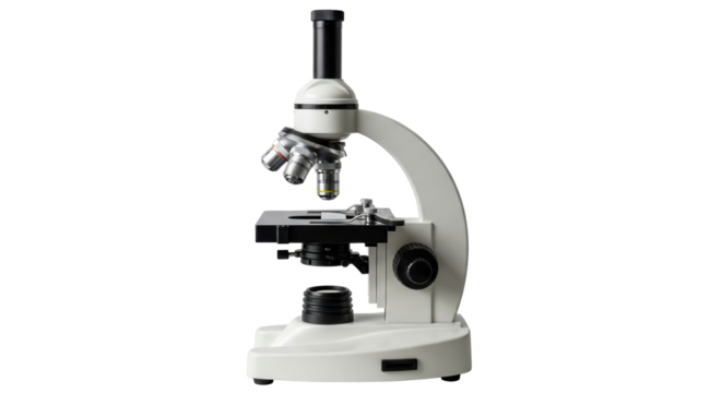Isolated Microscope - Powered by Adobe