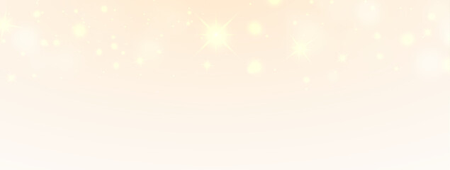 Glittering PNG glow with golden sparkle dust, bright particles and light effect.