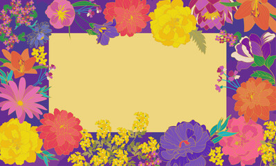 floral post card