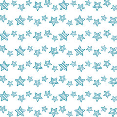 set of blue green stars vector background