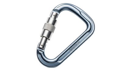 Isolated locking carabiner, climbing equipment for connecting ropes, durable metal clip