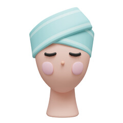 eye mask 3d illustration