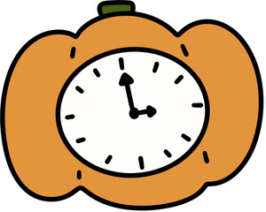 Pumpkin Clock