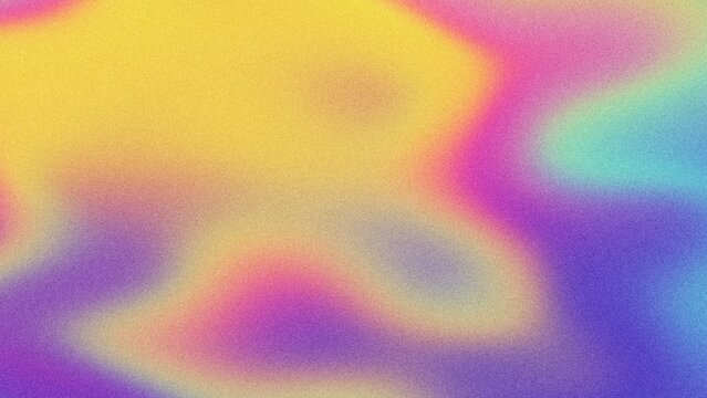 Iridescent gradient texture blending pastel purple, orange, blue. Y2K visual, 2000s aesthetic, fluid wave, colorful holographic glow. Background, digital art, modern poster, lo-fi grain noise