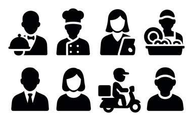 Restaurant Roles Icons