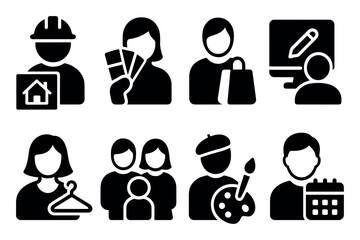 Modern Interior Icon Set