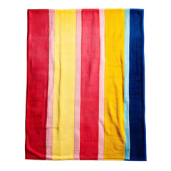 Vibrant Striped Beach Towel for Summer Lounging and Relaxation