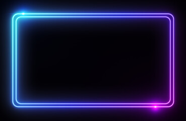 カラフルなネオンの枠の背景