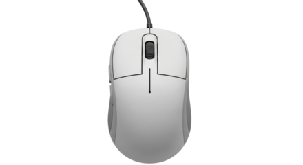 Isolated modern computer mouse for personal computer use, control device for desktop PC