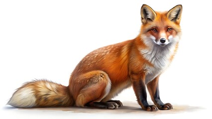 Obraz premium Digital of a red fox