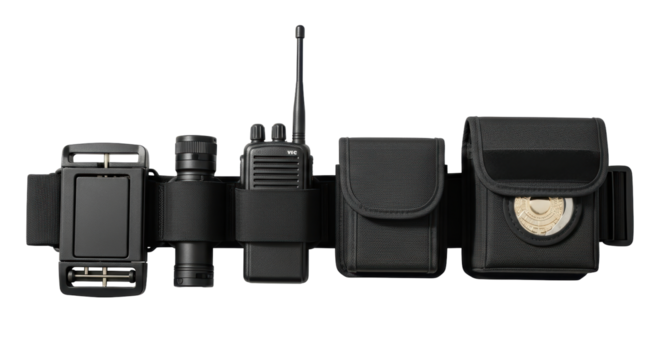 Isolated Police Duty Belt