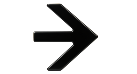 Isolated Black Right Arrow