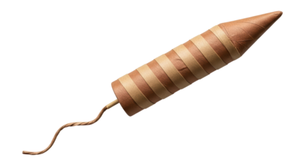 Isolated Firework Rocket
