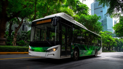 Sustainable Urban Mobility - Electric Bus Driving in a Green Smart City