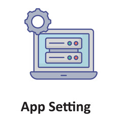 App setting Vector Icon which can easily modify or edit