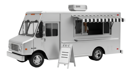 Isolated Food Truck