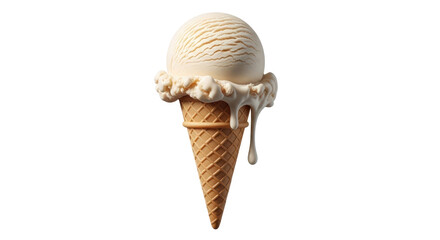 Isolated Ice Cream Cone