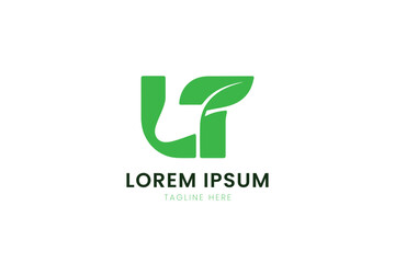 Minimalist green leaf logo design for natural brands and eco-friendly businesses