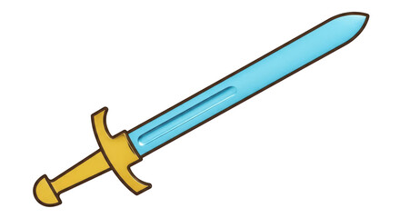 Isolated Toy Sword