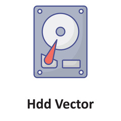 Hdd Vector Icon which can easily modify or edit