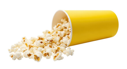 Isolated Yellow Popcorn Cup © Joao